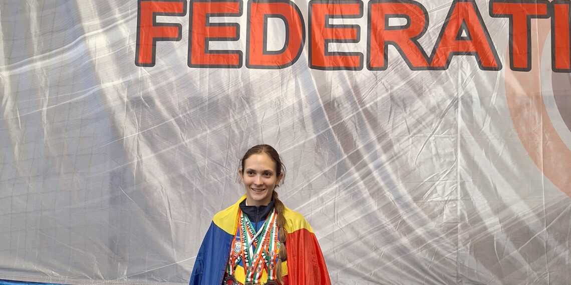 Uimitoare. Szentgyorgyi Silvia Anamaria, de la Lotus Karate Marghita, campioană europeană și triplă Vicecampioană Europeană
