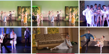 VIDEO. Galerie. Orădeanca Tania Demian, fetița care visa să fie lebăda neagră și umblă cu foca ei de pluș Fifi, care îi aduce noroc, alături de Prim Solistul Operei Naționale din Cluj, Mircea Munteanu și de frumoasa Helena Guerra în spectacolul de balet Cronicile lui Vivaldi