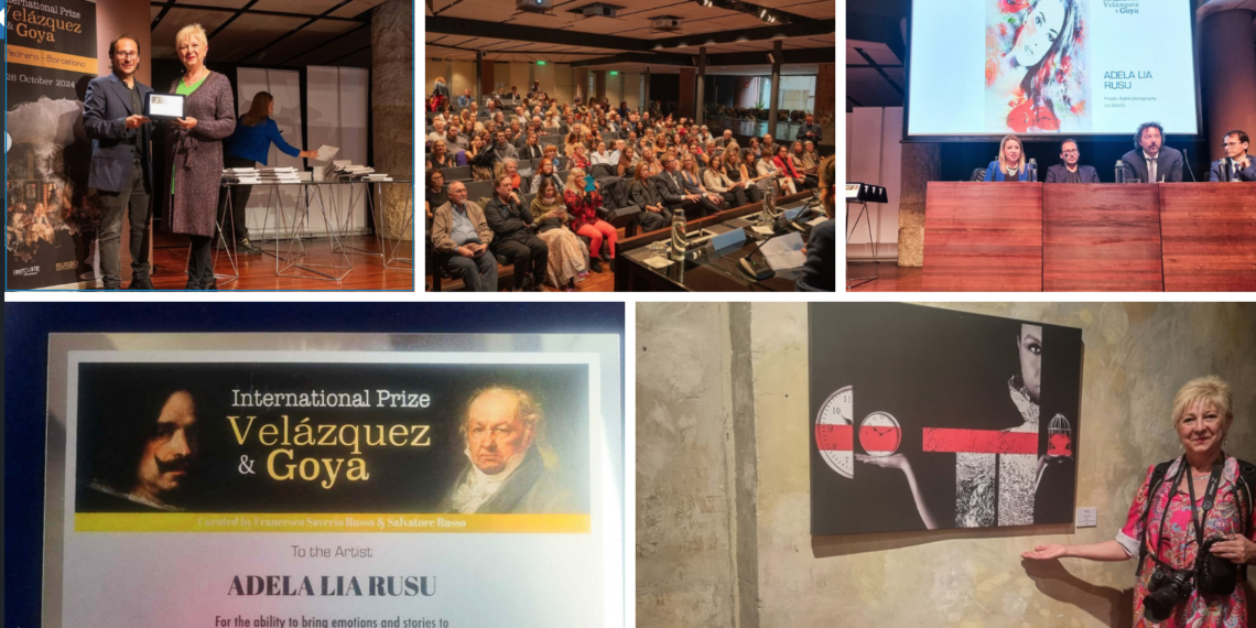 Orădeanca Adela Rusu, premiata la Casa Milà din Barcelona cu prestigiosul premiu internațional „Velazquez & Goya” 2024