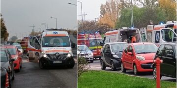 Alerta în centrul municipiului. Ambulante si poliție la fata locului