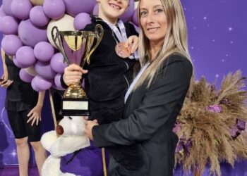 La 8 anișori, gimnasta Ana Berdan de la LPS Oradea, bronz la Cupa României la Gimnastica Ritmica