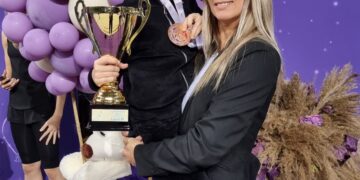La 8 anișori, gimnasta Ana Berdan de la LPS Oradea, bronz la Cupa României la Gimnastica Ritmica