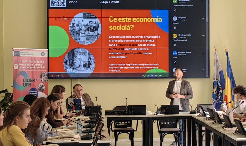 Studenții de la Științe Economice descoperă antreprenoriatul social la Universitatea din Oradea