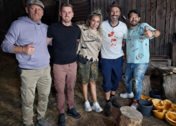 Vedete în Ograda pruncilor. Sonny, Eliza, Nicolai și Riki din echipa lui Nea Marin la ferma lui Raul Cotuna in Uileacu de Cris