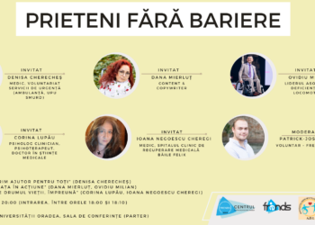 „Prieteni Fără Bariere”: o echipă de voluntari orădeni se mobilizează pentru a aduce în prim-plan vocile persoanelor care trăiesc cu dizabilități