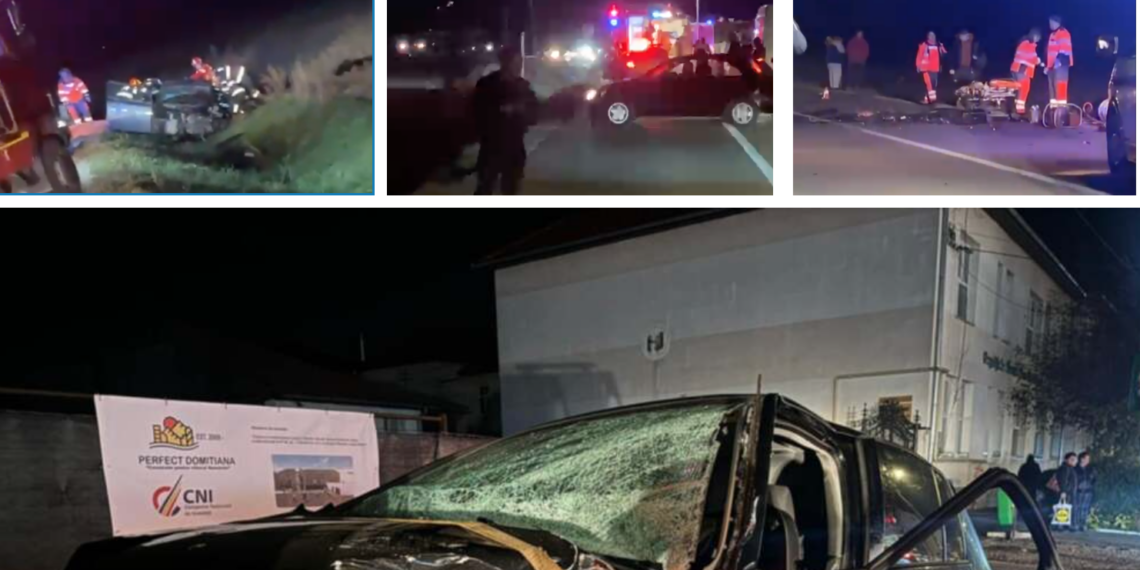 Filmul accidentului de la Viisoara-Marghita în urma căruia un copil și doi adulți au ajuns la spital