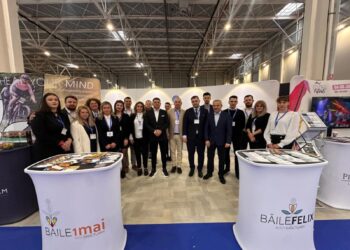 Pentru prima oară în același stand. Primaria Sanmartin, Asociația de Promovare a Turismului în Stațiunile Băile Felix și Băile 1 Mai,  hotelierii și pensiunile la Târgul de Turism al României