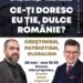 Părintele Ciprian Mega și scriitorul Mihail Neamțu,  la Conferința „Ce-ți doresc eu ție, Dulce Românie? Creștinism, Patriotism, Globalism”