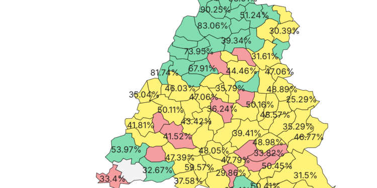 Bihorul e „galben”. PSD Unit , PSD Independent „fura” din voturile PSD. După ce Lasconi a câștigat Oradea, USR în jur de 3%