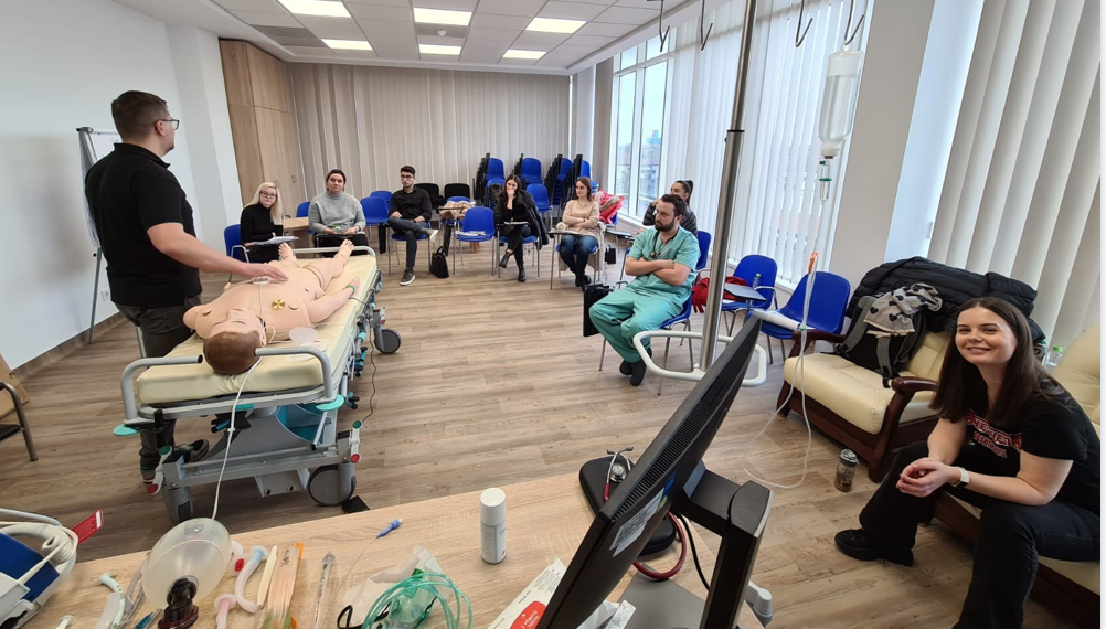 Curs de Advanced Life Suport, organizat de Facultatea de Medicină  Oradea în colaborare cu Consiliul European de Resuscitare
