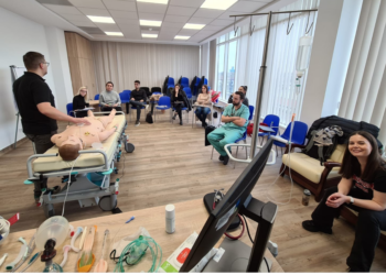 Curs de Advanced Life Suport, organizat de Facultatea de Medicină  Oradea în colaborare cu Consiliul European de Resuscitare