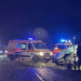 Patru autoturisme și un camion implicate într-un grav accident între Lugasu de Jos și Urvind