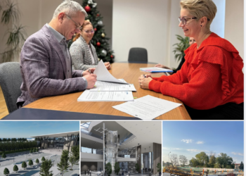 Centrul Cultural Multifuncțional din Oradea, construit pe fonduri transfrontaliere. Mircea Malan a semnat contractul