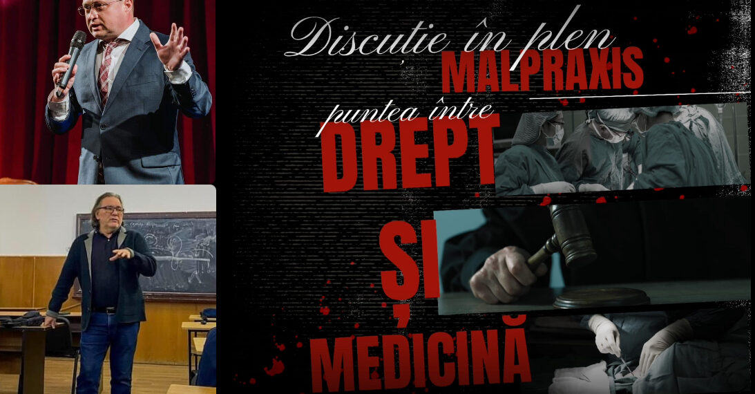 Malpraxis: „Puntea între drept și medicină” |  Avocatul Răzvan Doseanu și dr. Narcis Vîlceanu invitați ELSA Oradea și ASMO la o discuție în plen