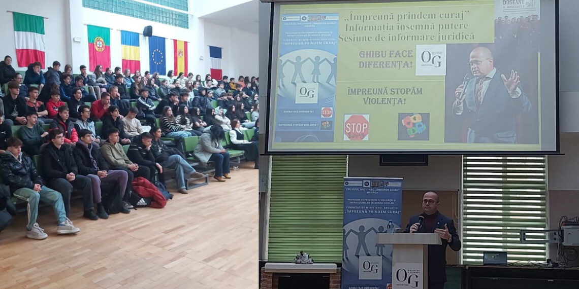 „ÎMPREUNĂ STOPĂM VIOLENȚA!” dezbatere cu avocatul Răzvan Doseanu la CN Onisifor Ghibu