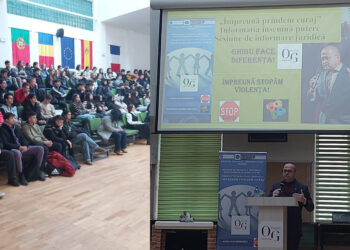 „ÎMPREUNĂ STOPĂM VIOLENȚA!” dezbatere cu avocatul Răzvan Doseanu la CN Onisifor Ghibu