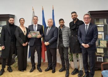 Universitatea din Oradea, „momentul de vârf” al vizitei E.S. dr. Lior Ben Dor, ambasadorul statului Israel, în Bihor