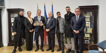 Universitatea din Oradea, „momentul de vârf” al vizitei E.S. dr. Lior Ben Dor, ambasadorul statului Israel, în Bihor
