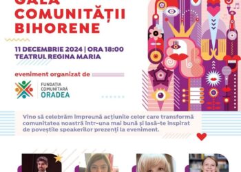 Cine sunt nominalizații la Gala Comunității Bihorene 2024