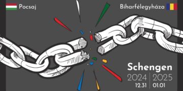 Rup lanțurile. Intrarea în Schengen, sărbătorită de UDMR Bihor,  la granița dintre Roșiori și Pocsaj, cu focuri de artificii. „Putem merge în Ungaria ca la Cluj, Satu-Mare, Arad. Incredibil!”
