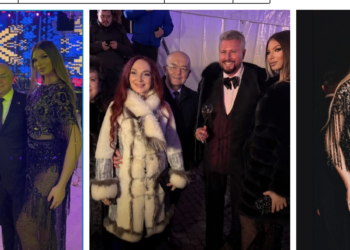 Orădeanca Nicolle Fota, Revelion cu  Cătălin Botezatu, familia Boc și  oameni de afaceri din Dubai, Paris și Mykonos