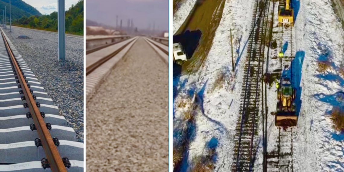 Care e stadiul lucrărilor la calea ferată Cluj-Napoca – Oradea – Episcopia Bihor la un an de la debut