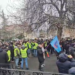 250 de polițiști, protest în fata Prefecturii Bihor. Nu pot accepta sa lucreze sâmbătă și duminica fără a fi plătiți