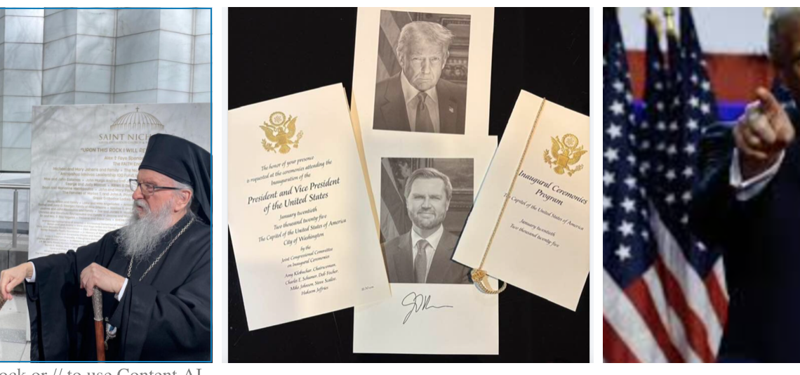 Preotul Ciprian Mega, la Învestirea lui Donald Trump. A pariat în 2023 cu arhiepiscopul emerit al Americii ca acesta ajunge la Casa Albă