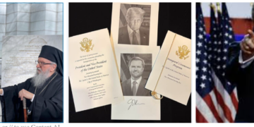 Preotul Ciprian Mega, la Învestirea lui Donald Trump. A pariat în 2023 cu arhiepiscopul emerit al Americii ca acesta ajunge la Casa Albă