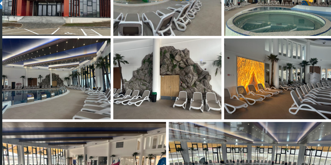 Arata ca în reviste. Mini-aquapark-ul din Marghita, gata de recepție. Cu doi ani mai târziu decât s-a promis