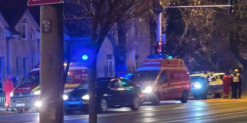 Accident pe Calea Clujului. Un om dus la spital