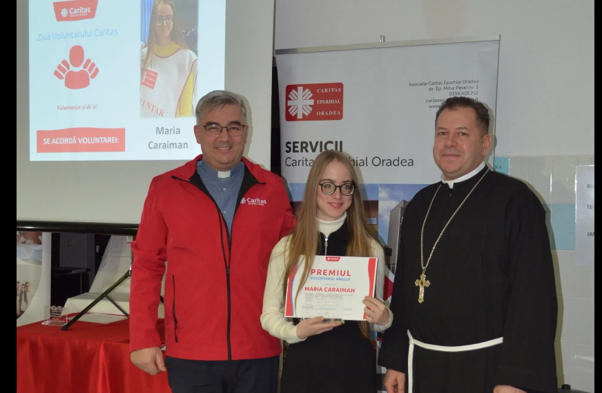 Cine e Maria Caraiman, Voluntarul Anului Caritas