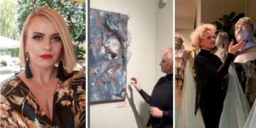 Orădeanca Mirela Dobrescu a transformat măștile folosite de bolnavii de cancer în radioterapie,  în compoziţii artistice