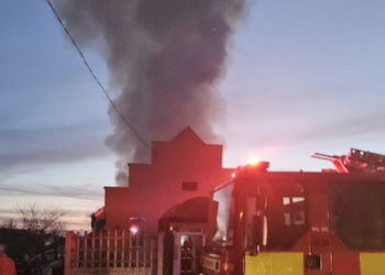 Incendiu violent la biserica penticostala Holod