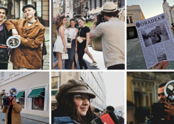 Un tânăr de 15 ani din Ucraina, stabilit în Oradea, iti tipărește amintiri purtând un sistem ingenios intr-o valiza. E de doi ani aici după ce a lăsat în Odesa părinți, bunici