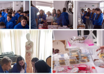 Petrecere inedită la LT Aurel Lazar, la 35 de ani de când a fost fondat. Zeci de sortimente de prăjituri etalate la „Carnavalul prăjiturilor”