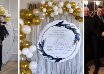 Petrecere în familia AUR Bihor. Candidatul la Senat, Raul Gherle și-a botezat fetița