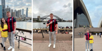 Orădenii Darius și Aneta Mic, stabiliți în Australia, în inima cu FC Bihor