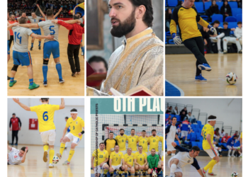 Fotbal și religie. Preotul din Eparhia Greco-Catolică de Oradea care participa a doua oară la Campionatul European de Futsal