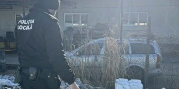 Bomba cu ceas langa Oradea.Deșeurile unei firme de comerț cu produse fitosanitare, în faliment, abandonate.Lichidatorul judiciar nu a dus măsura distrugerii la îndeplinire