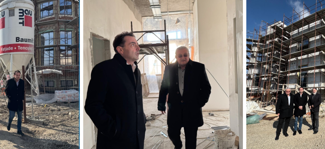 Corpul vechi al spitalului, reabilitat 90%Ambulatoriul din Alesd, funcțional din toamna