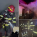 Foc în dormitorul unei familii din Tinaud în plina noapte