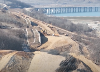Suplacu de Barcau-Chiribis: Erbașu a început lucrările și pe cel mai lung viaduct construit în România.Pod de 1.650 metri peste lacul de acumulare