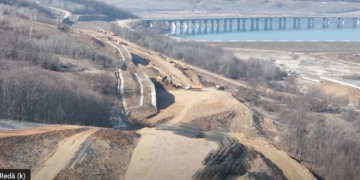 Suplacu de Barcau-Chiribis: Erbașu a început lucrările și pe cel mai lung viaduct construit în România.Pod de 1.650 metri peste lacul de acumulare