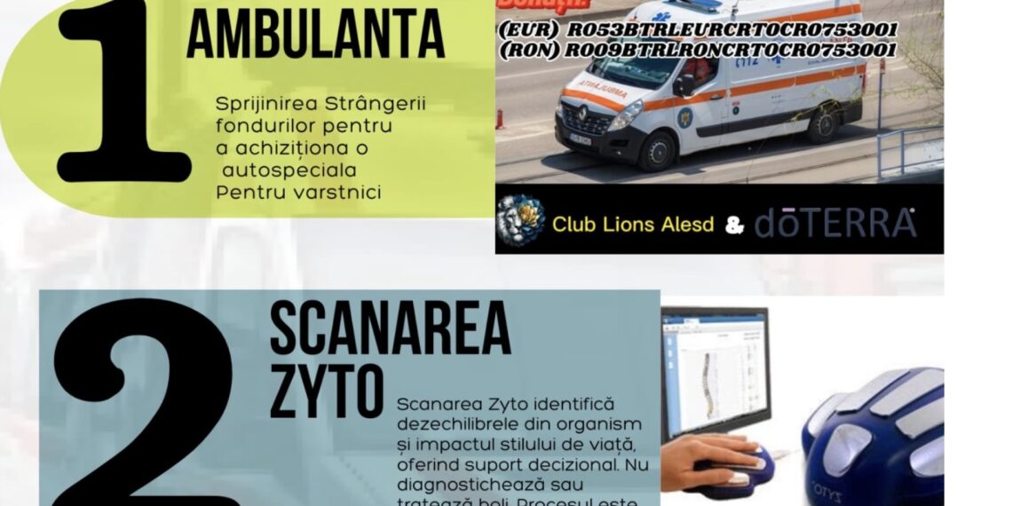 Eveniment caritabil Lions Club Aleșd: strângerea de fonduri pentru achiziționarea unei ambulanțe destinate vârstnicilor