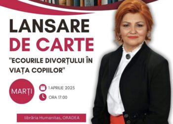Lansarea cărții „Ecourile divorțului în viața copiilor” de av. dr. Iulia-Maria Said: o analiză profundă a impactului divorțului asupra celor mai vulnerabili membri ai unei familii