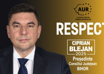 Liderul AUR Bihor, Ciprian Blejan,  candidează la președinția Consiliului Județean