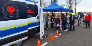 Educație Rutieră la Salonta: Peste 150 de Bicicliști și Pietoni au Participat la Activități Interactive alături de Polițiștii Bihoreni