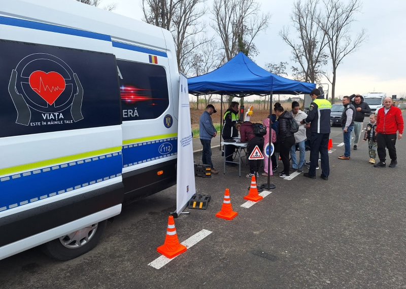 Educație Rutieră la Salonta: Peste 150 de Bicicliști și Pietoni au Participat la Activități Interactive alături de Polițiștii Bihoreni