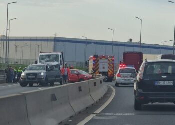 Accident grav pe centura Oradea: Trei persoane au ajuns la spital ( FOTO/VIDEO )